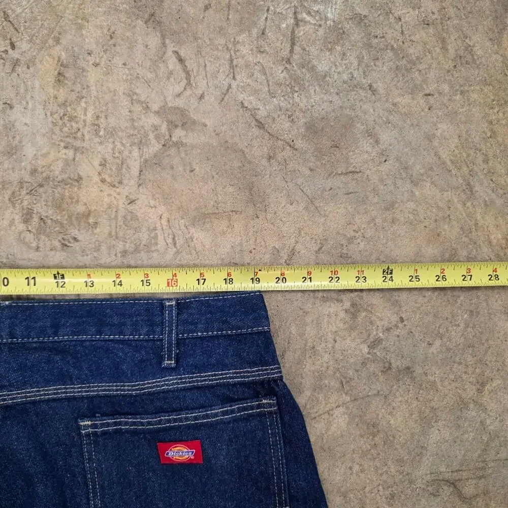 Baggy Y2K Dark Wash Denim Dickies Jeans (38x30)